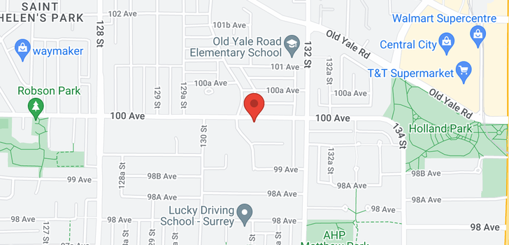map of 13096 100 AVENUE